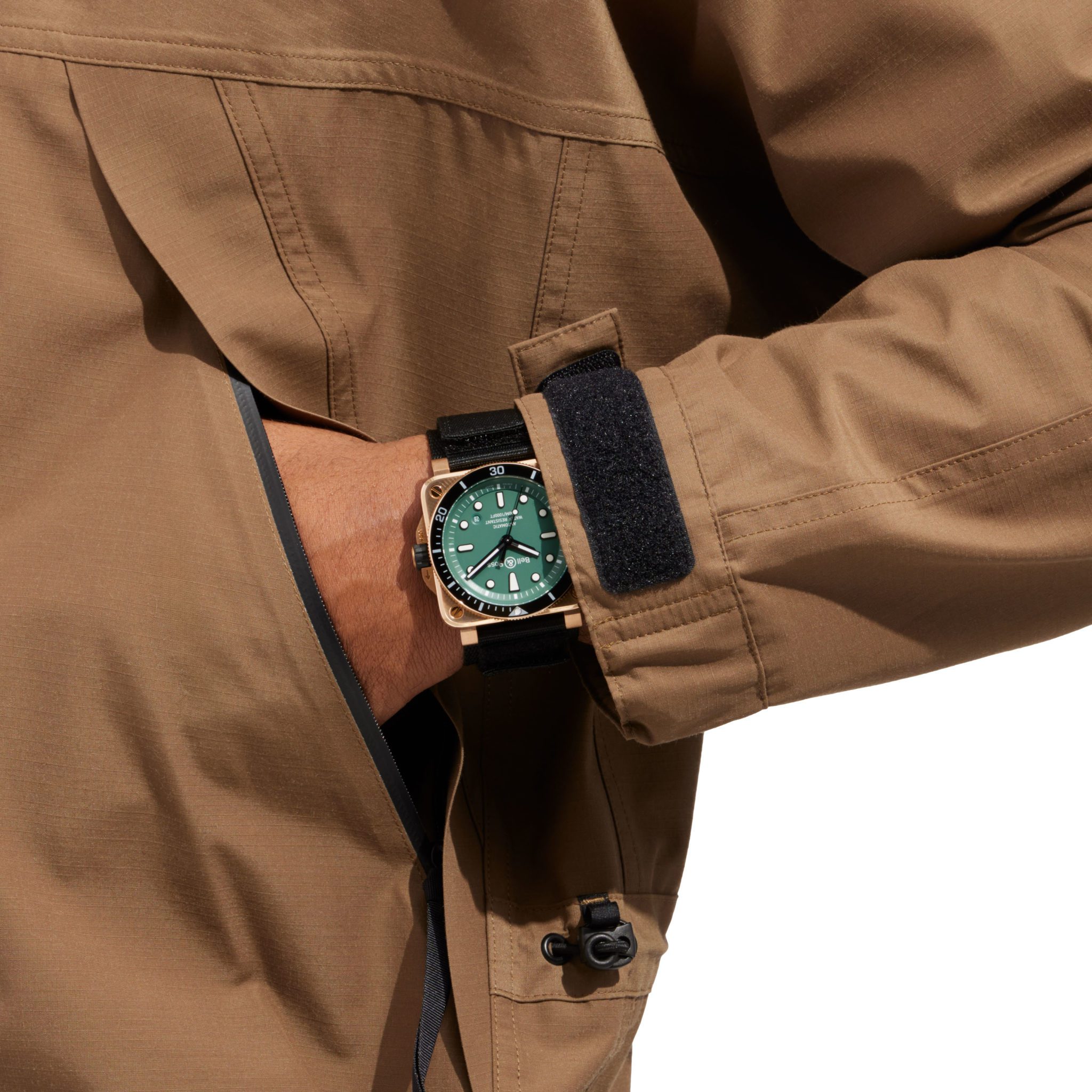 Bell Ross BR 03 92 Diver Black Green Bronze Jam Tangan Selam