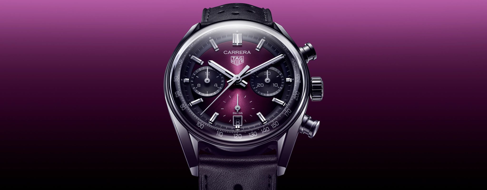 TAG Heuer Carrera Glassbox Purple Editions, Kombinasi Elegan Warisan Balap dan Gaya Modern