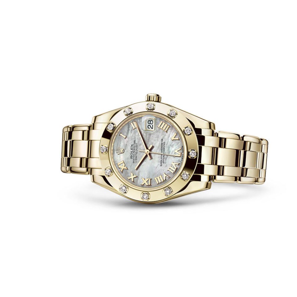  Rolex  Pearlmaster Emas  Kuning 18 Karat M81318 0005 INTime