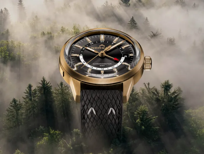 Norqain Freedom 60 GMT Bronze Anthracite, Jam Petualang Inspirasi Alam Bebas