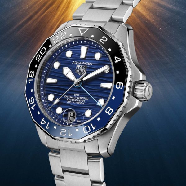 New 2024 TAG Heuer Aquaracer Professional 300 Date and GMT new proprietary calibre TH31 01 smaller case new dials 3 1