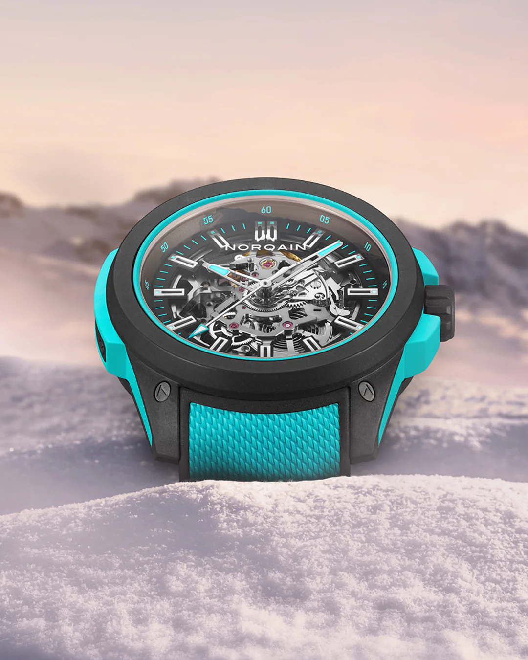 WO Skeleton Winter Turquoise