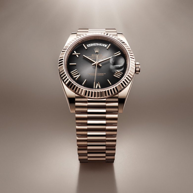 rolex collection banner day date portrait